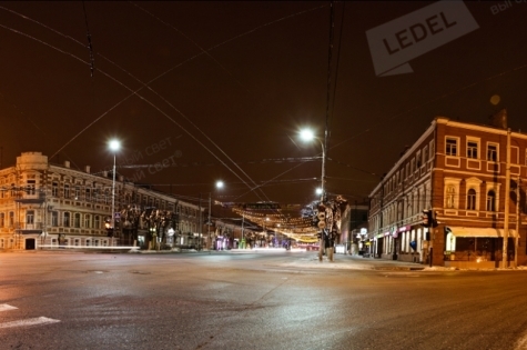 В Рязани внедряют светодиодное уличное освещение