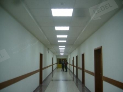 Освещение коридора ректората ПГТУ