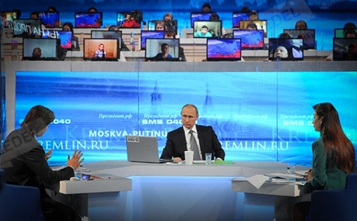 Артём Когданин  принял участие в прямой связи с Владимиром Путиным